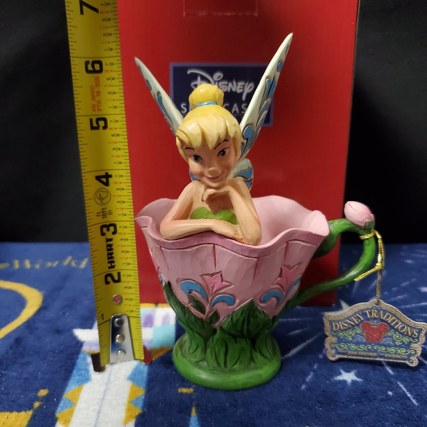 Jim Shore "A Spot of Tink" Tinkerbell in a Flower cup