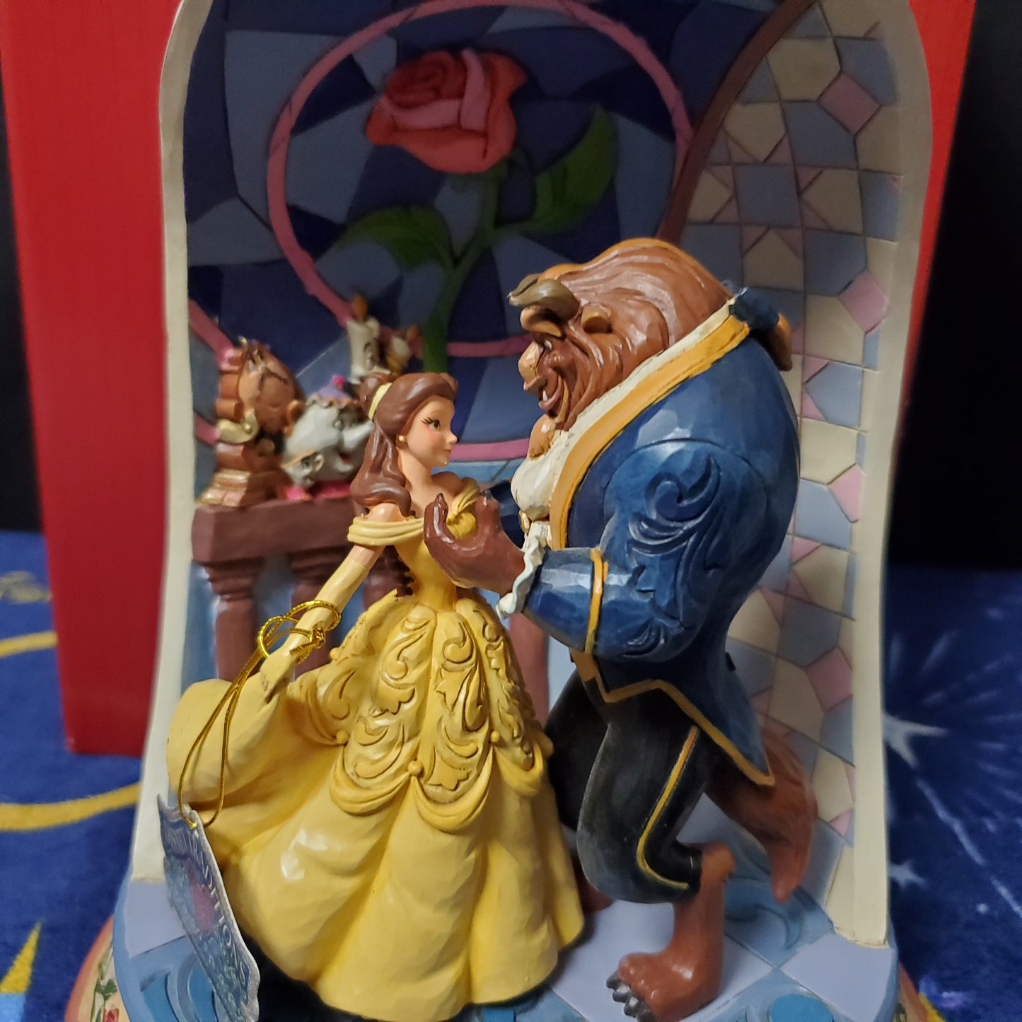 Jim Shore "Enchanted Love" Beauty & the Beast Dome