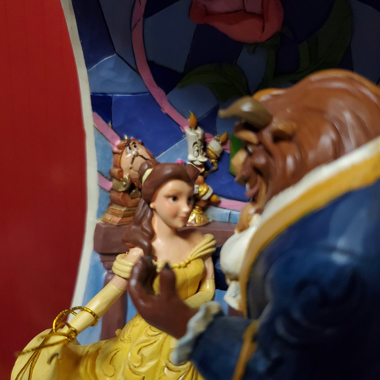 Jim Shore "Enchanted Love" Beauty & the Beast Dome