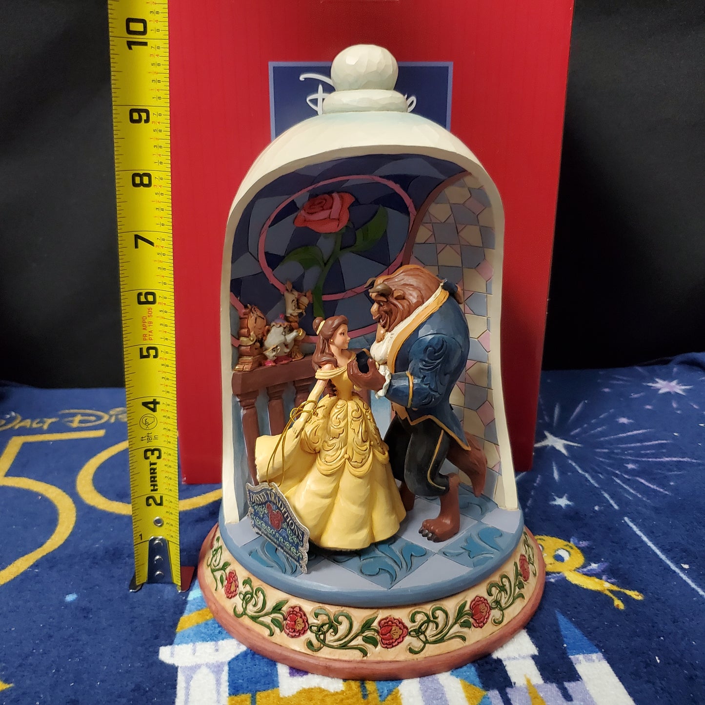 Jim Shore "Enchanted Love" Beauty & the Beast Dome