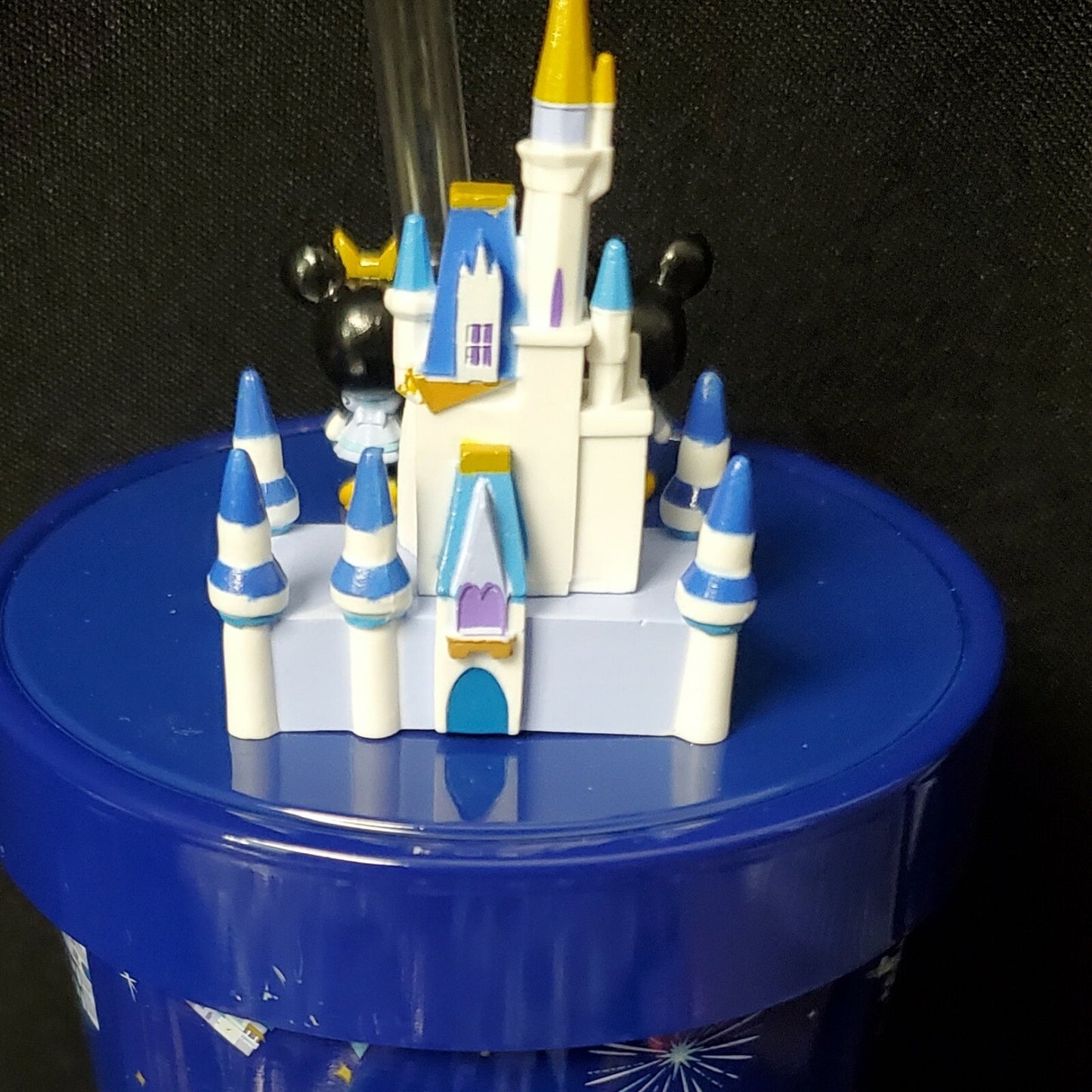 2022 Disney 50th Anniversary Mickey & Minnie Castle Cuties Metal Drink Tumbler