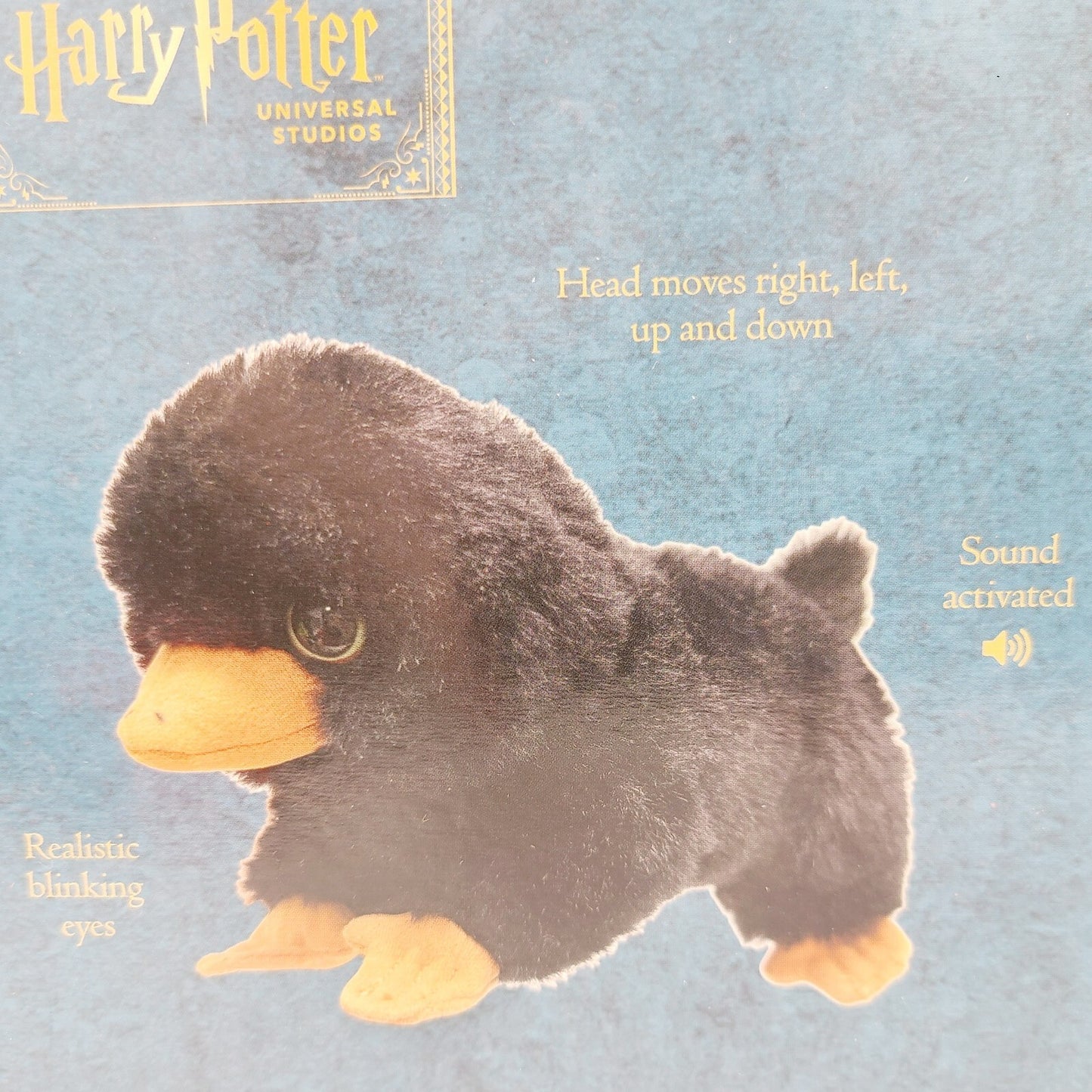 NEW Universal Studios Harry Potter Baby Niffler Shoulder Plush Sound & Movement