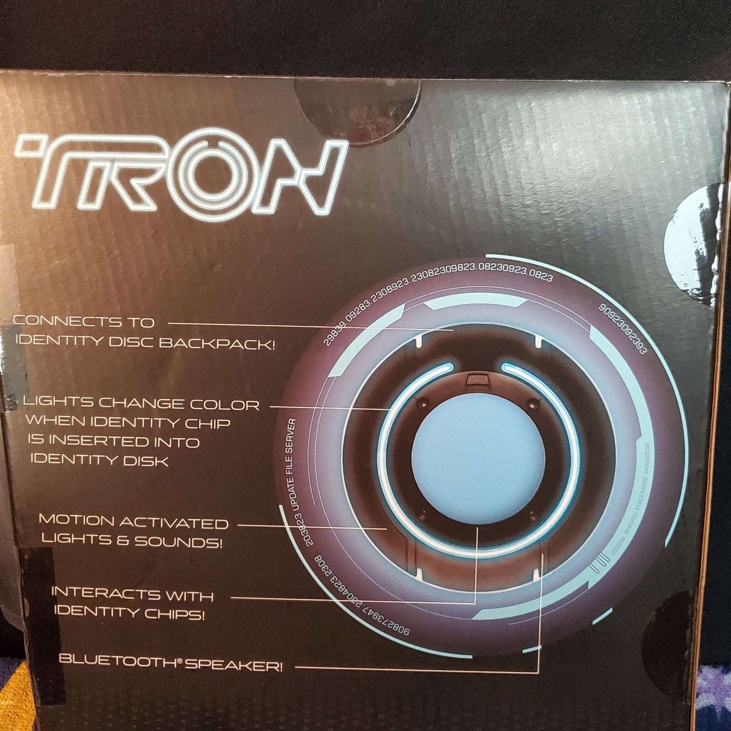 NEW 2023 Disney World Parks Tron Lightcycle Run Identity Disc Bluetooth Speaker