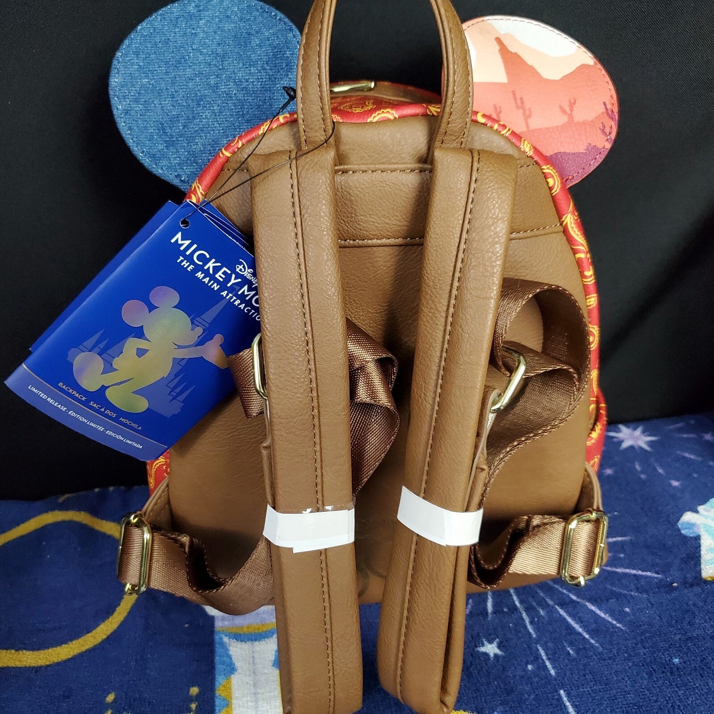 Disney Parks Mickey Main Attraction Big Thunder Mountain Backpack Bag Loungefly