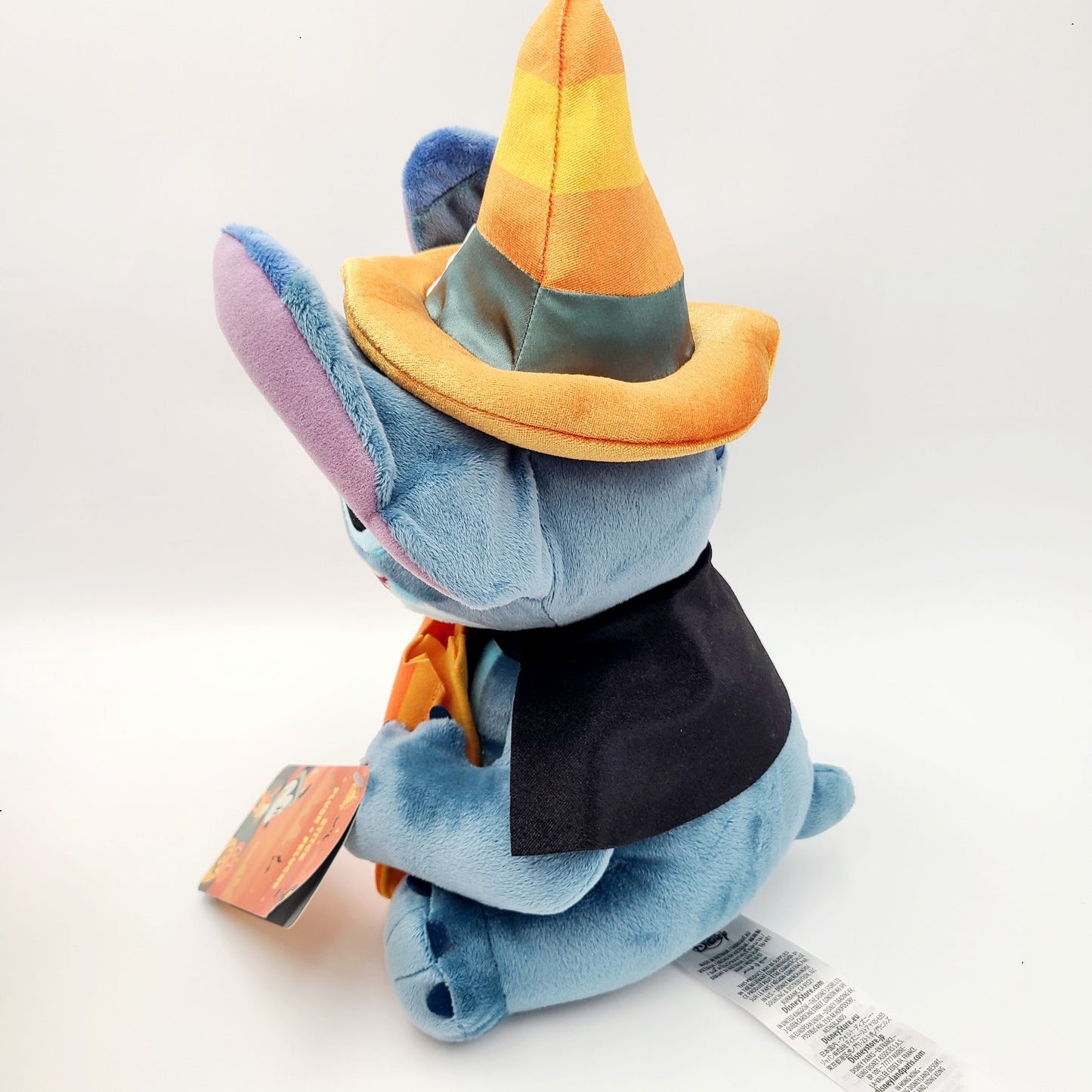 2025 WDW Disney Parks Stitch Wizard Halloween 14" Plush Holding Pumpkin 🎃 Bag