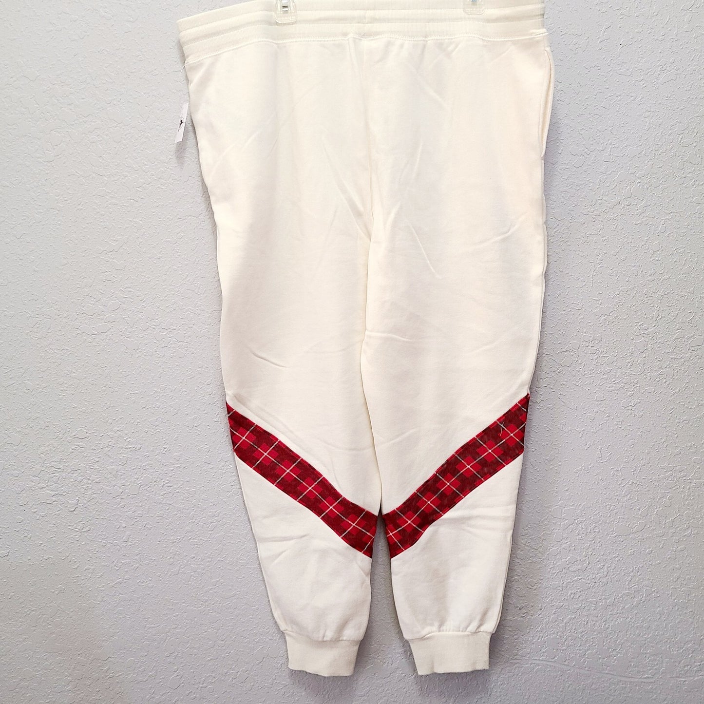 1X Disney World Parks Christmas Mickey Jogger Sweatpants NEW 2021 JOY Snowflake
