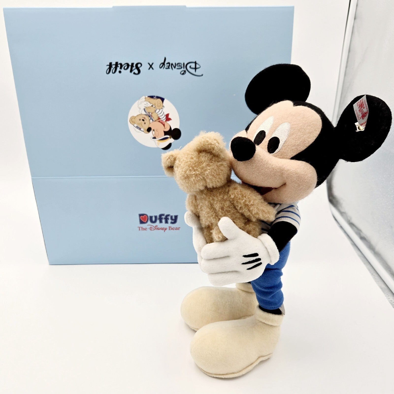 NEW Disney Parks X Steiff Mickey Mouse & Duffy Disney Bear Collectible LE 1550