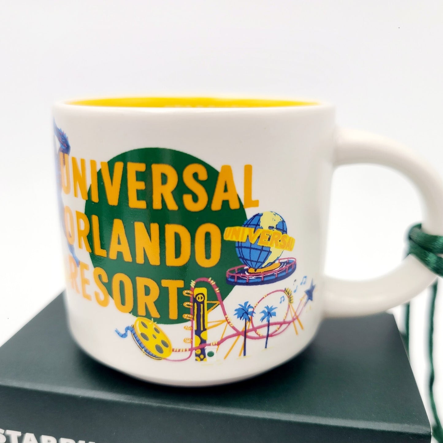 *2 oz ORNAMENT Mug* Universal Studios Orlando Resort Starbucks Discovery Series