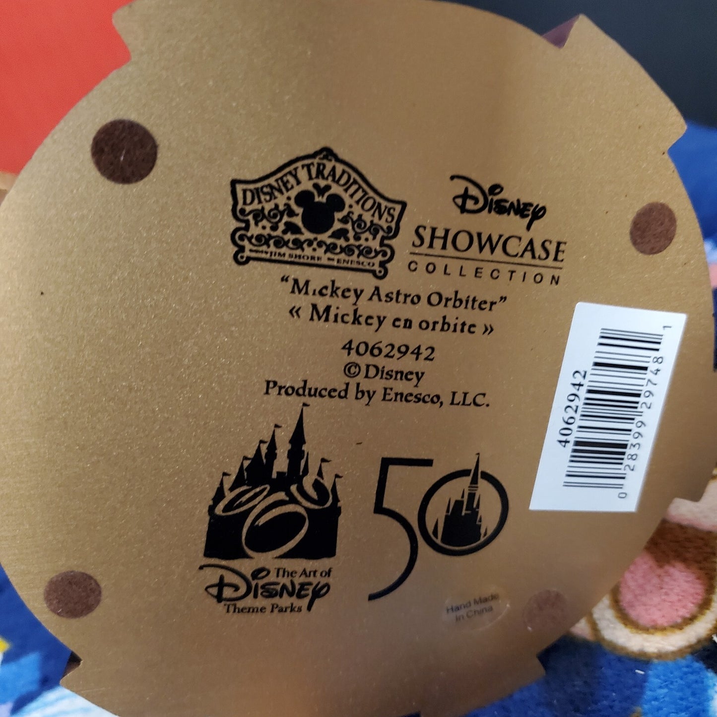 2022 Disney Parks WDW 50th Anniversary Jim Shore Mickey Astro Orbiter Figurine