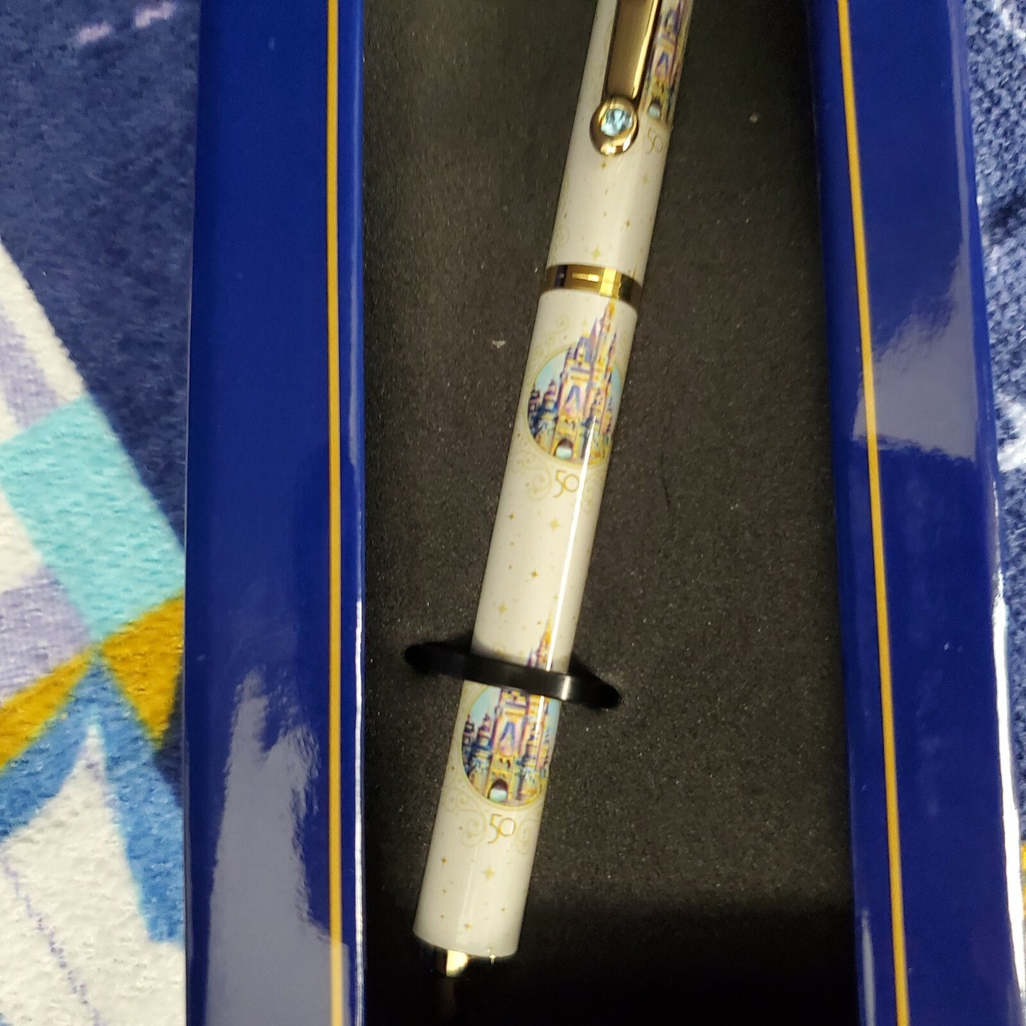 2021 Disney Park 50th Anniversary Mickey Mouse Deluxe Pen Cinderella Castle WDW