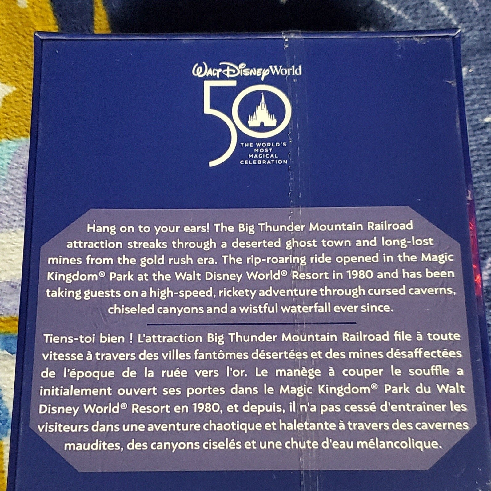 Disney Parks 50th Mickey Main Attraction Big Thunder Mountain BTM Railroad Key