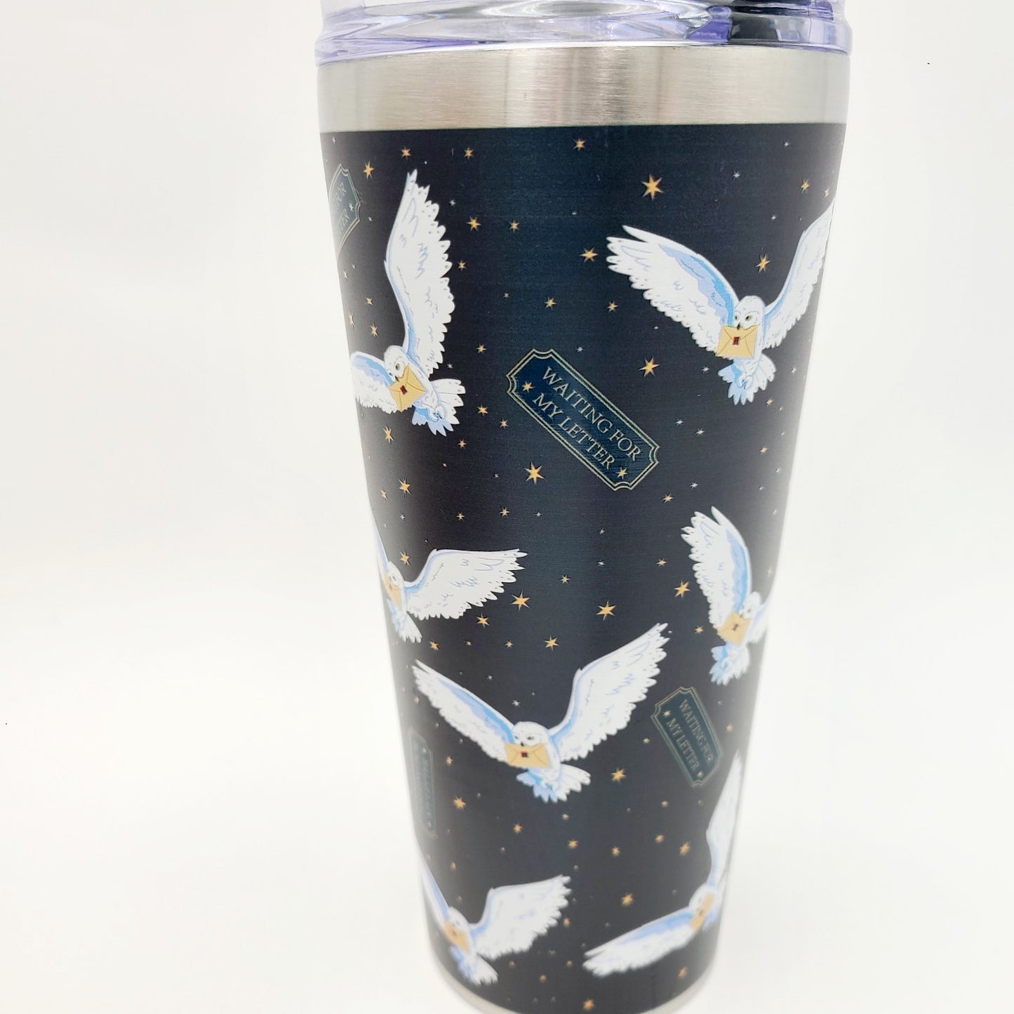 2025 Universal Studios Harry Potter Hedwig Owl Waiting For My Letter Tumbler Mug