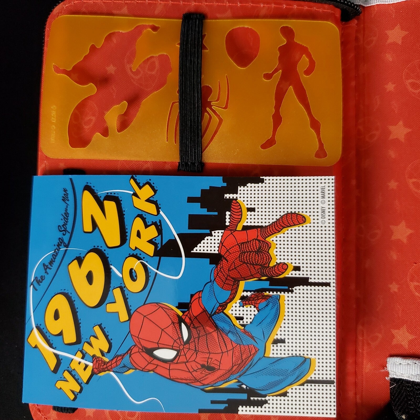 Disney Marvel Amazing Spider-Man Zip-Up Stationery Art Kit School Supplies Gift