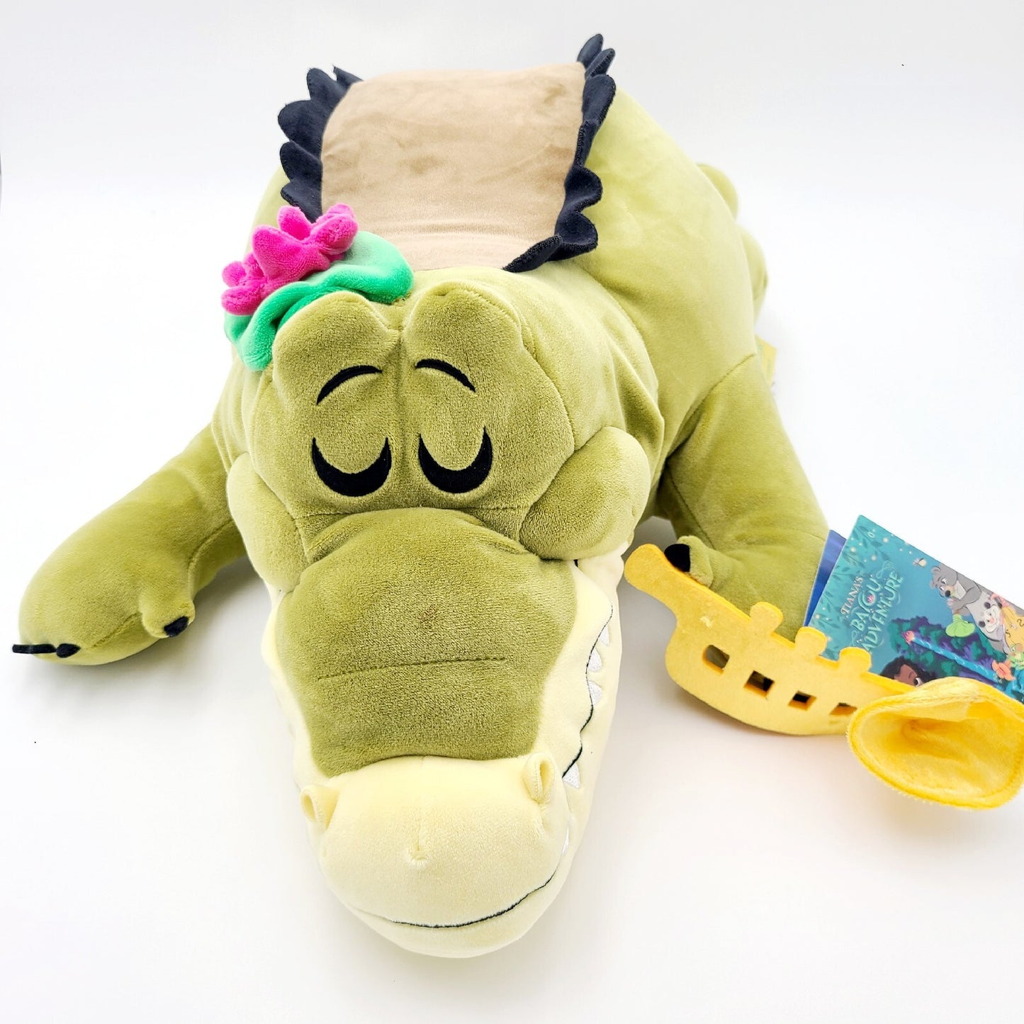 24" Cuddleez 2024 Disney Parks Tiana’s Bayou Adventure Louis Large Plush Toy NEW