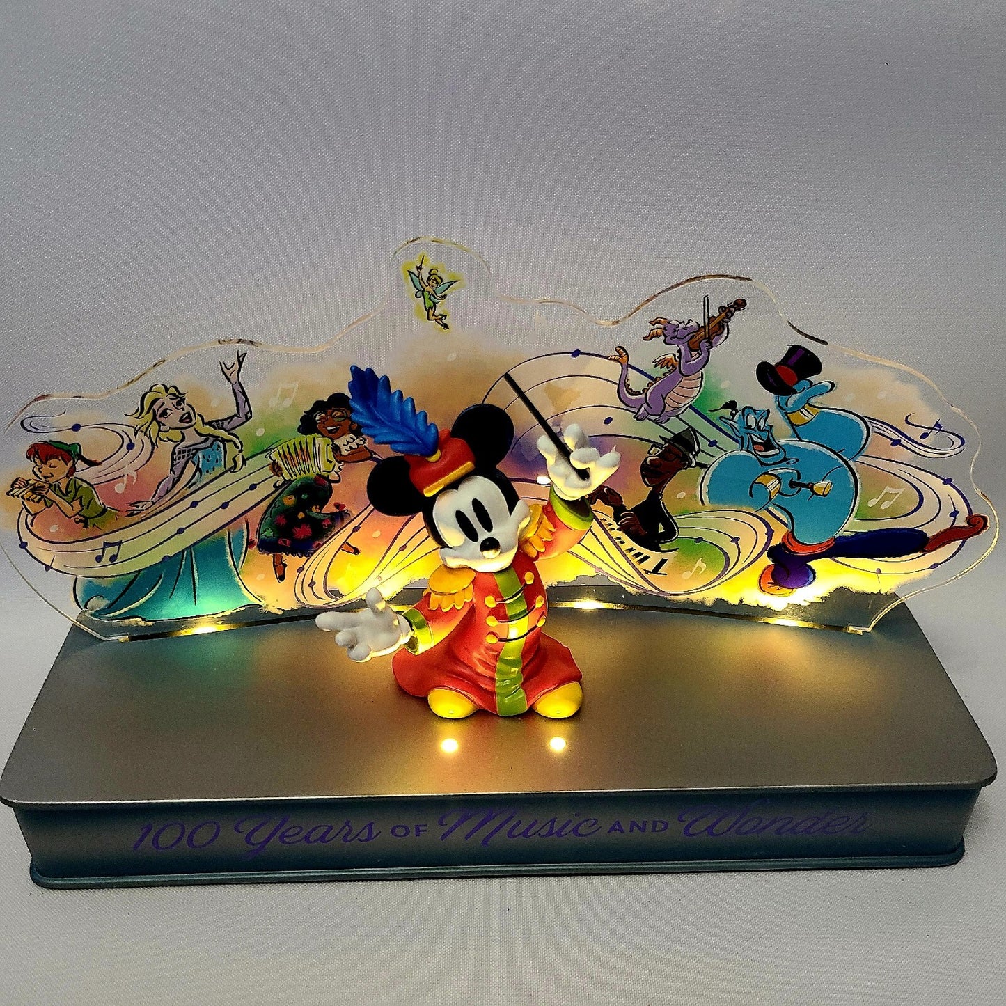 2023 Disney100 Years Park Mickey Mouse Figment & Friends Light-Up Musical Figure