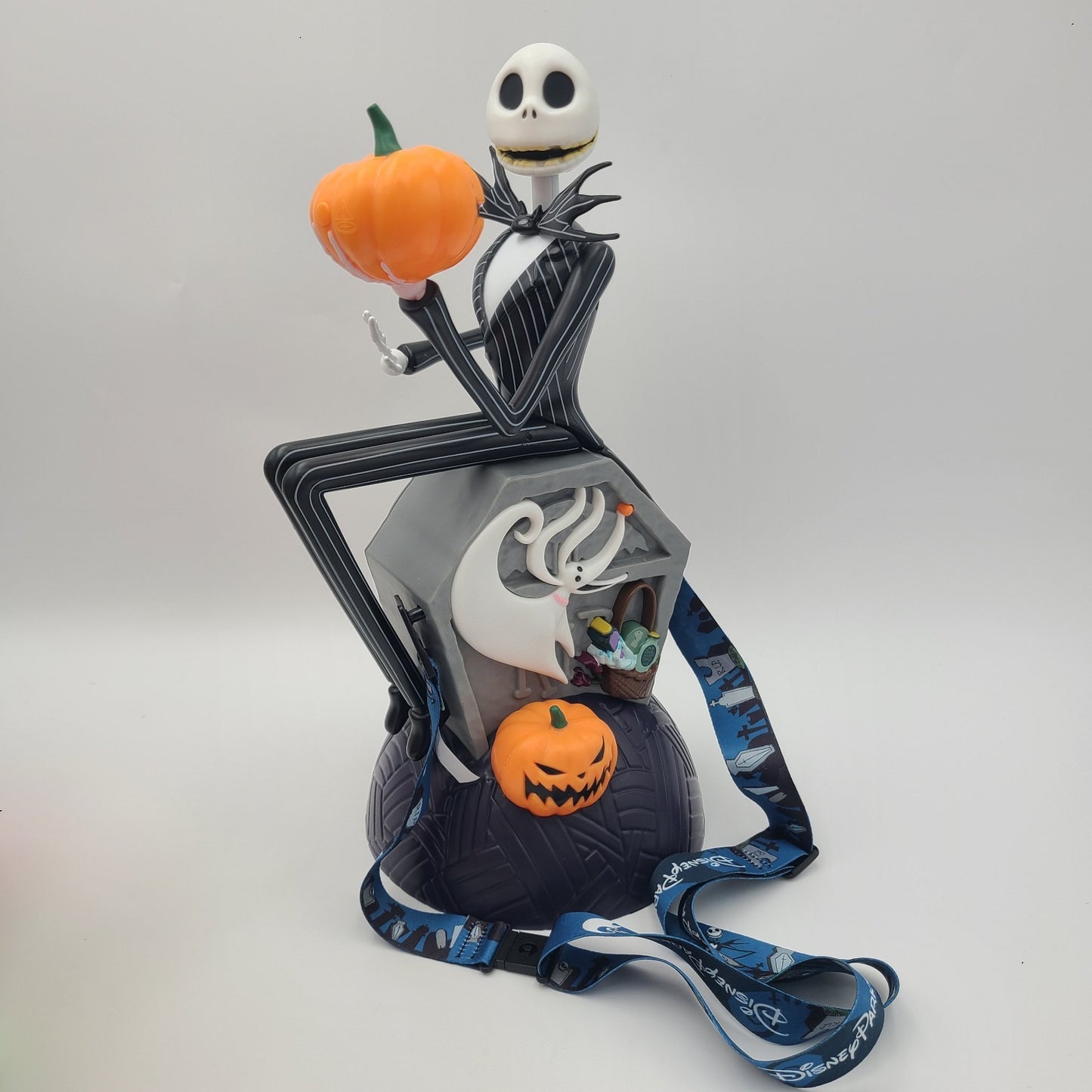 Disney Parks Jack Skellington Popcorn Bucket & Mayor Sipper Halloween Party set
