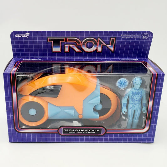 Disney World Parks 2023 Tron Lightcycle Run Action Figure With Orange Vehicle