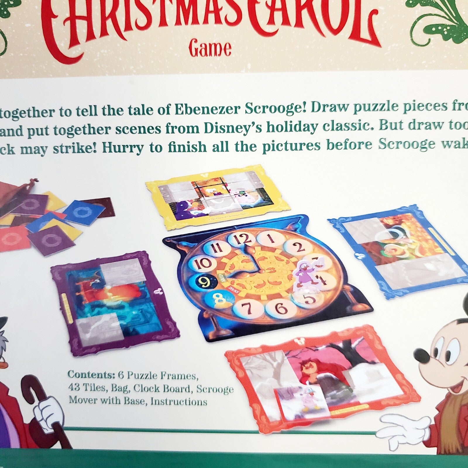 Disney Mickey's Christmas Carol Holiday Game by Funko 2-4 players ages 4+ NEW!
