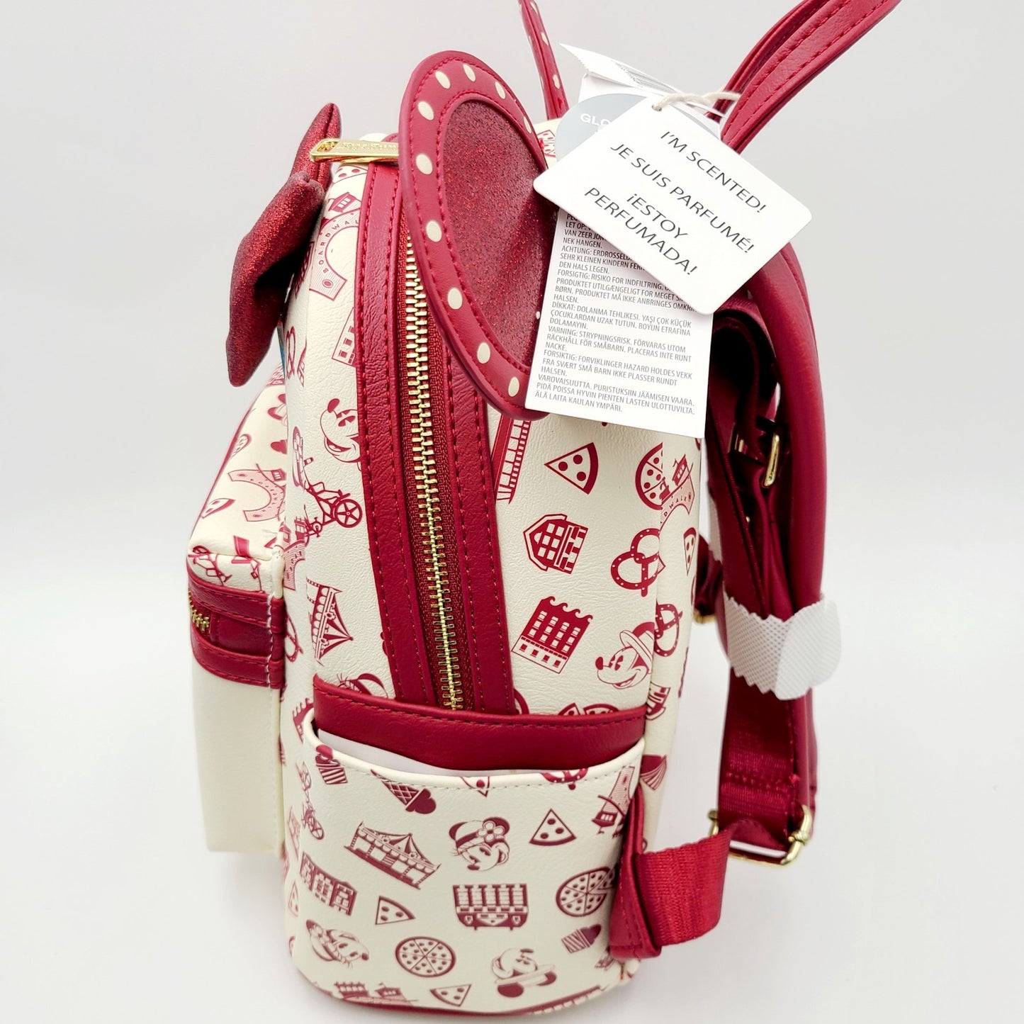 SCENTED Walt Disney World Park Boardwalk Resort Loungefly Backpack Mickey Minnie