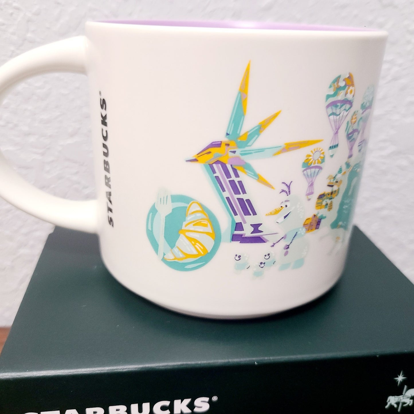 *14 oz Mug SET* Disney Parks Starbucks Discovery Series Epcot Magic HS Animal