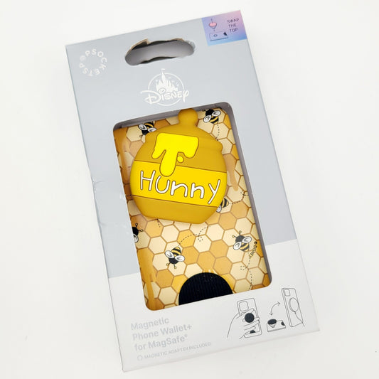 Disney World Parks Popsockets Winnie The Pooh Hunny Pot Magnetic Phone Wallet