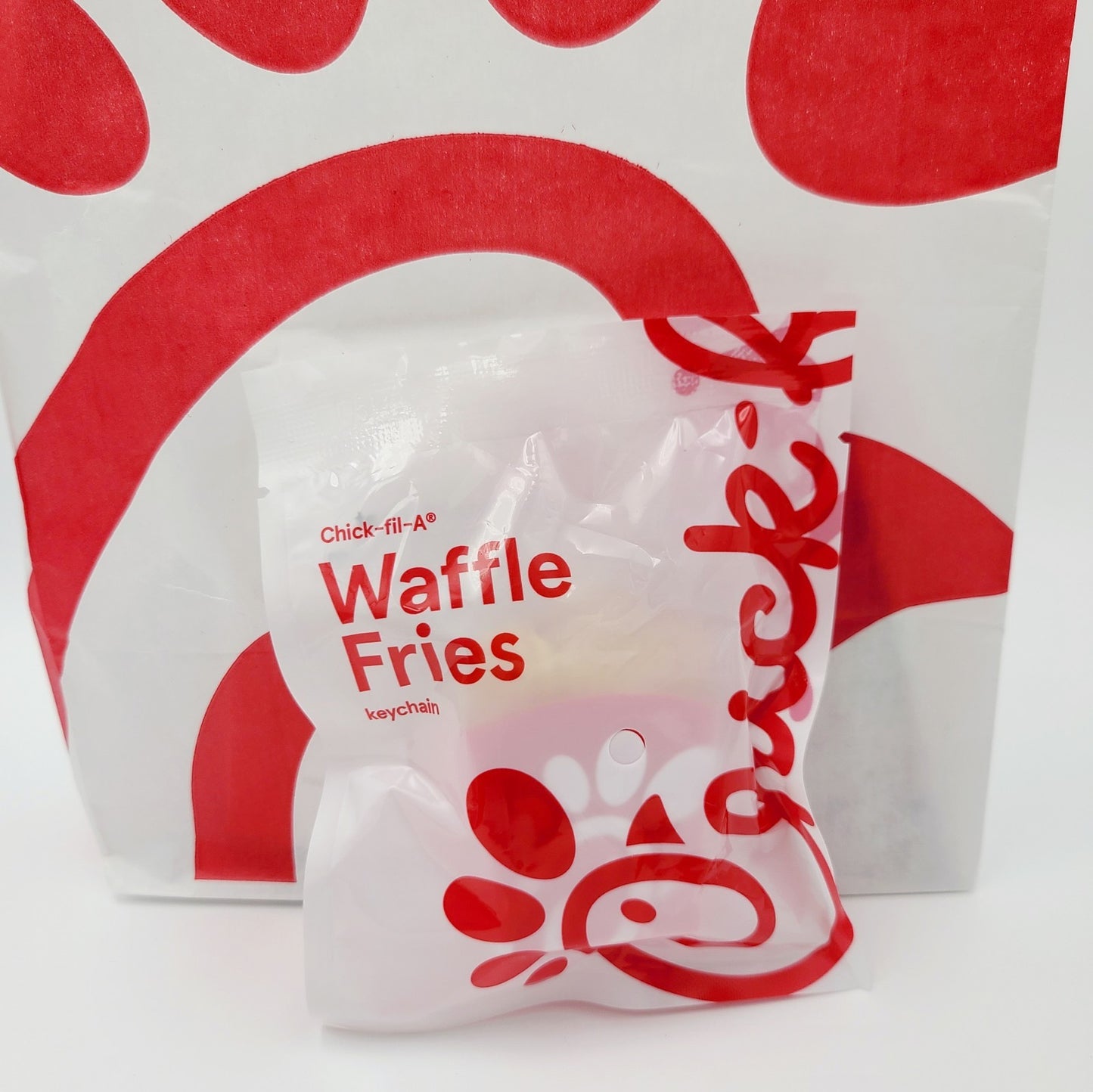 *2025 Waffle Fry Keychain* Chick Fil A Christmas Limited CFA Chicken Fast Food