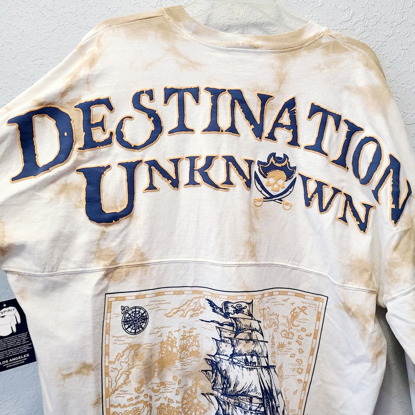 XL Disney Parks Pirates Of The Caribbean Destination Unknown Spirit Jersey NEW