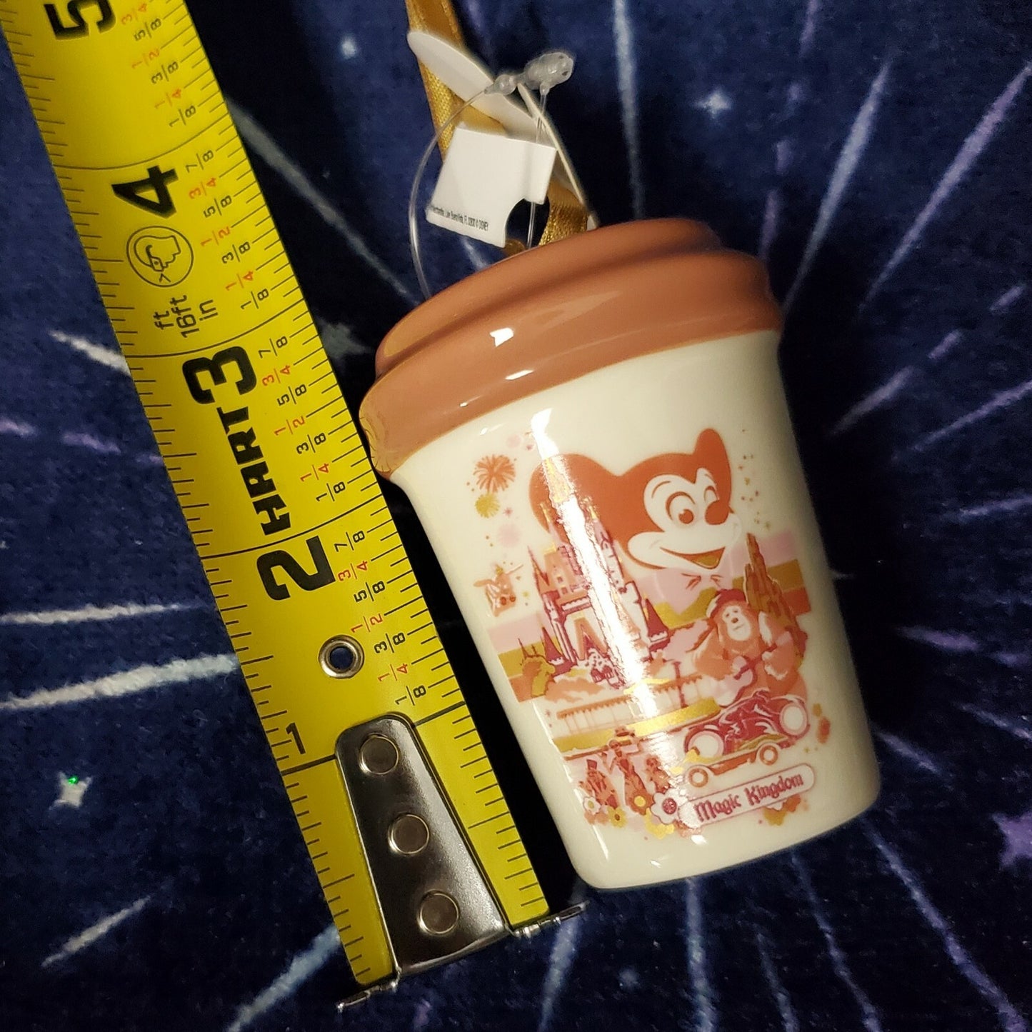 Walt Disney World 50th Anniversary Magic Kingdom Tumbler Mug Starbucks Ornament