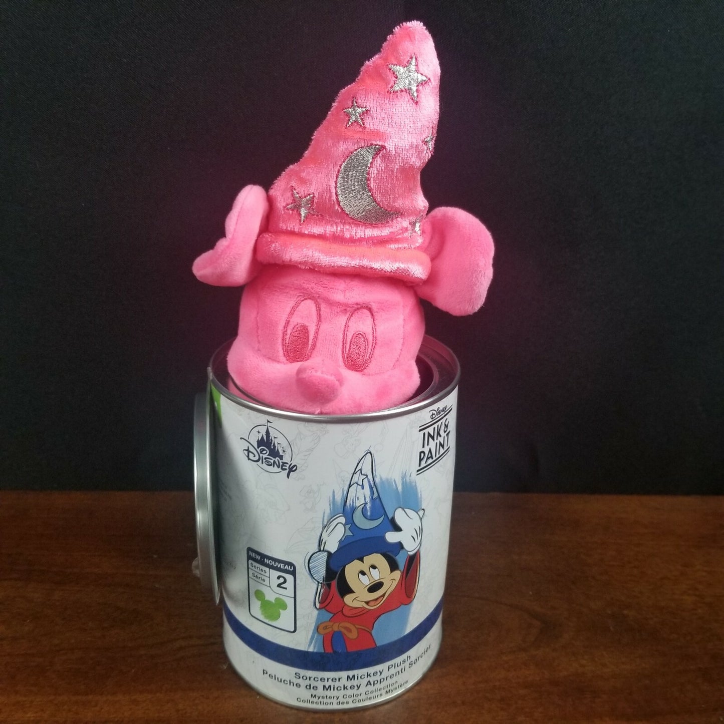 Disney Parks Ink & Paint PINK Sorcerer Mickey Plush Series 2 Mystery Revealed