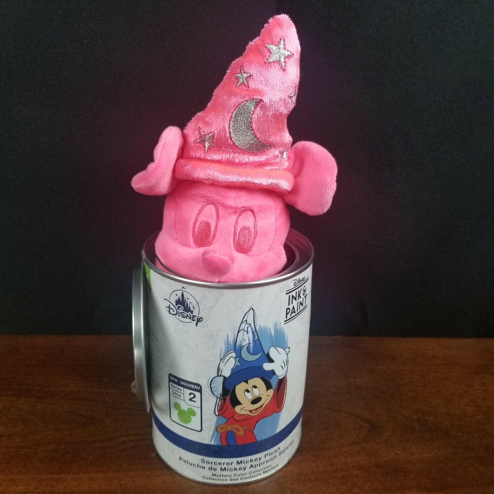 Disney Parks Ink & Paint PINK Sorcerer Mickey Plush Series 2 Mystery Revealed
