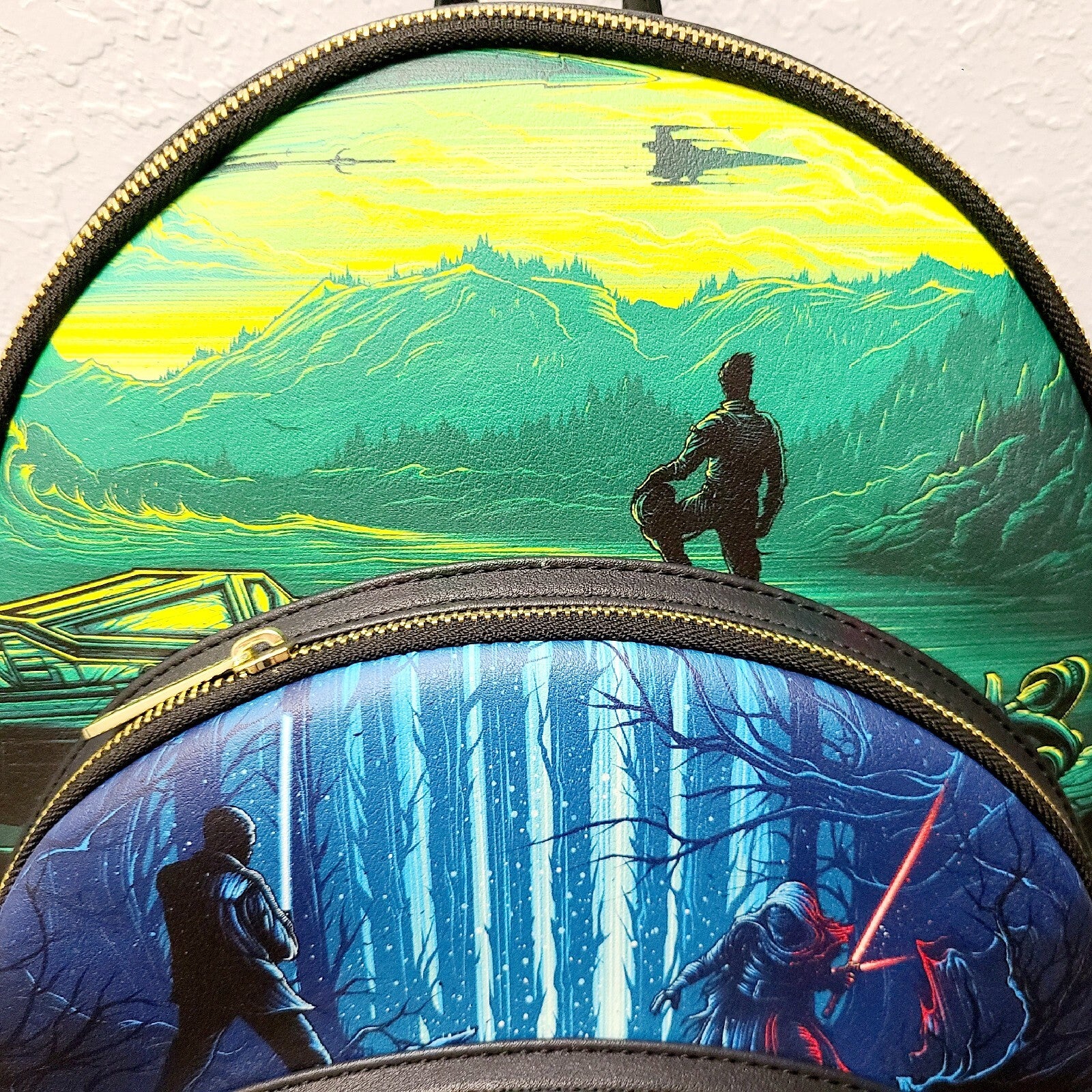 NEW 2023 Disney Parks Star Wars The Force Awakens Loungefly Backpack Disney100