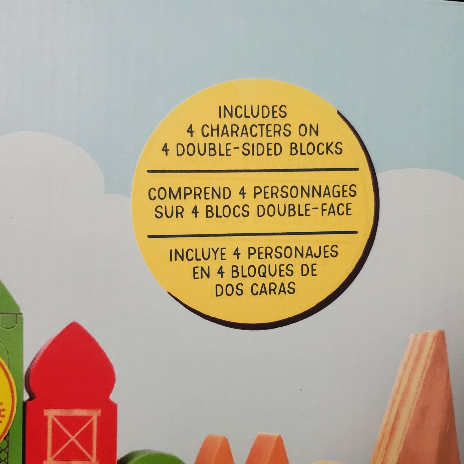 Disney Parks It's A Small World Stacking Block Set 32 Wooden Blocks Characters