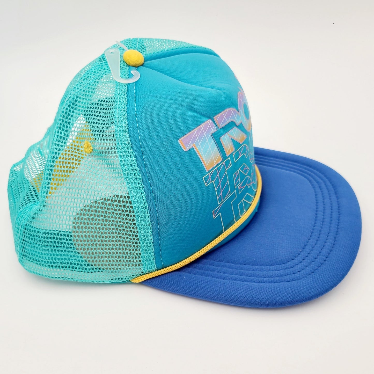 Walt Disney World Park Tron Baseball Cap Blue Hat Adult Snapback Space Paranoids
