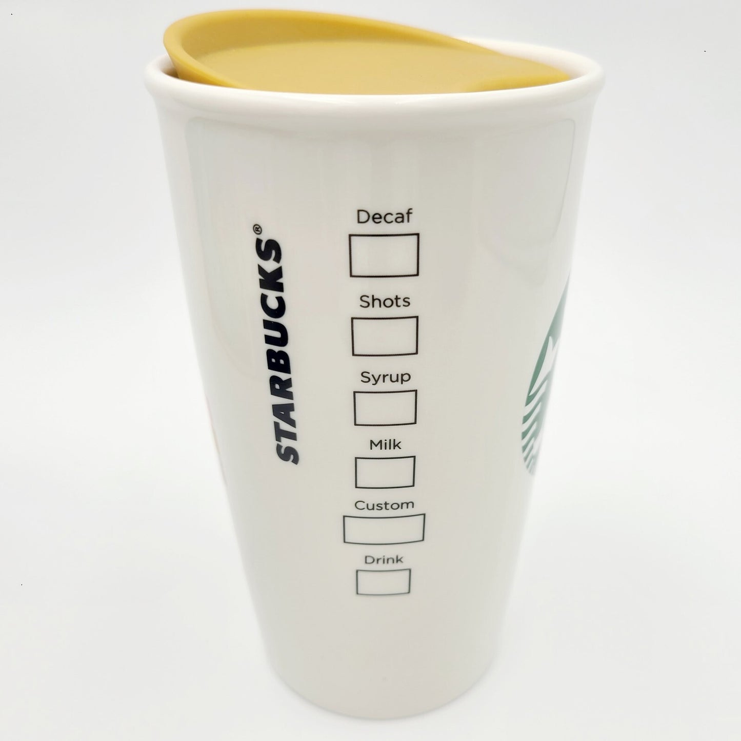 NEW Starbucks Disneyland California Adventure Starbucks Ceramic Tumbler 12 oz.