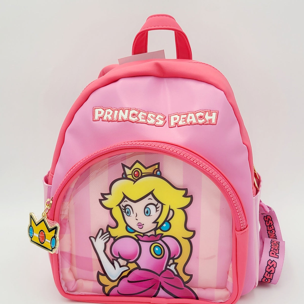 Universal Studios Super Nintendo World Princess Peach Mini Pink Backpack Bag NWT