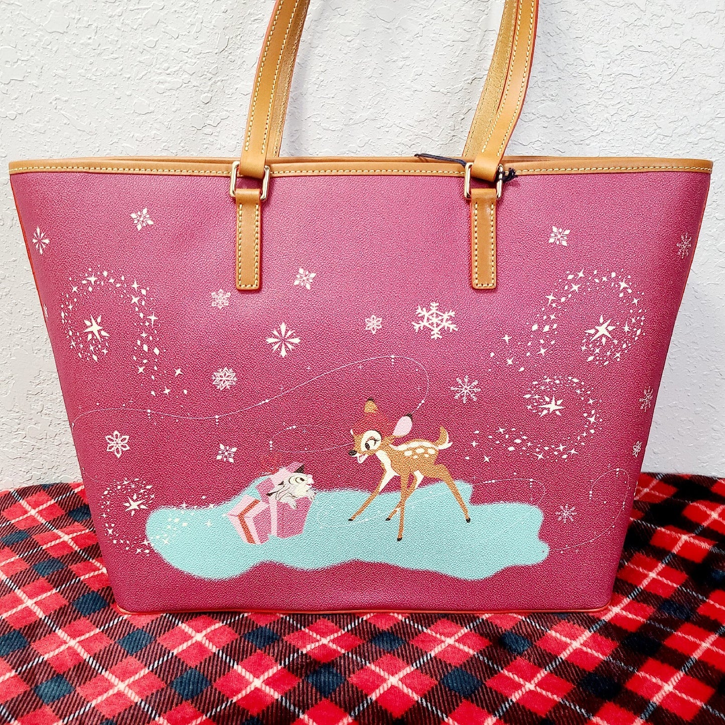 *EXACT Tote & Wallet* 2023 Disney Park Dooney Bourke Christmas Mickey Purse Bag
