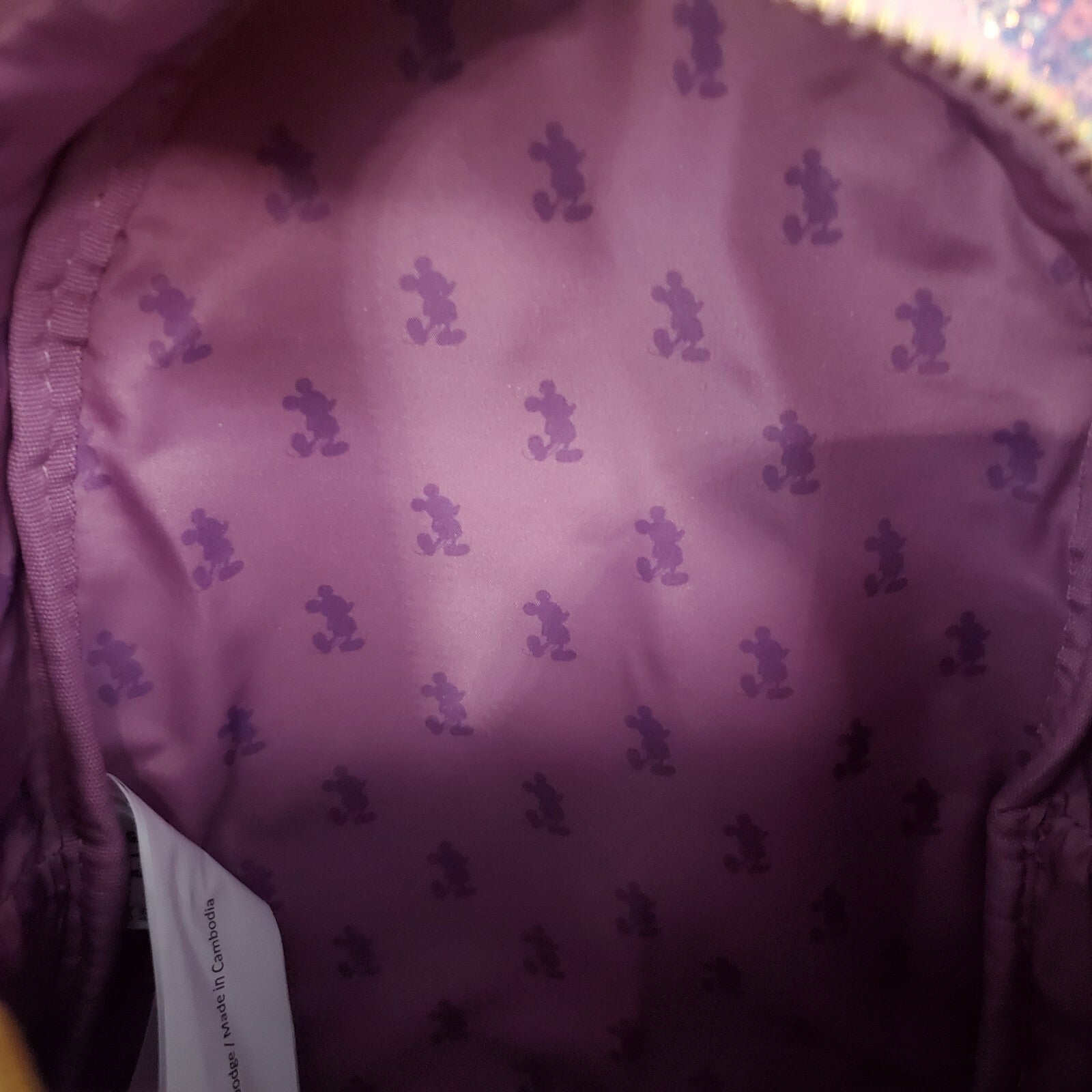 NEW Disney Parks 50th Anniversary EARidescent Iridescent Pink Loungefly Backpack