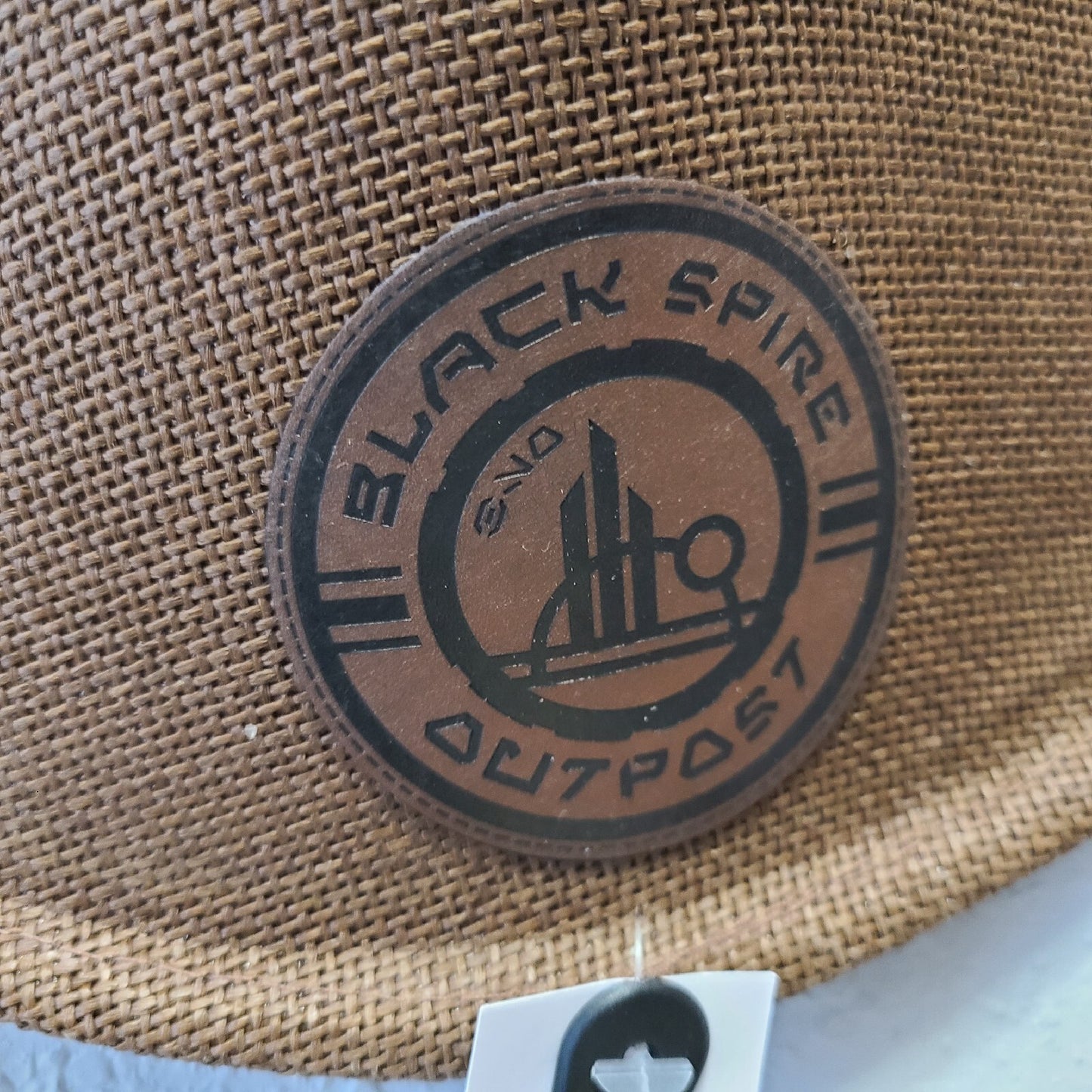 Disney Park Star Wars Galaxys Edge Black Spire Outpost Logo Cap Hat Cast Cosplay