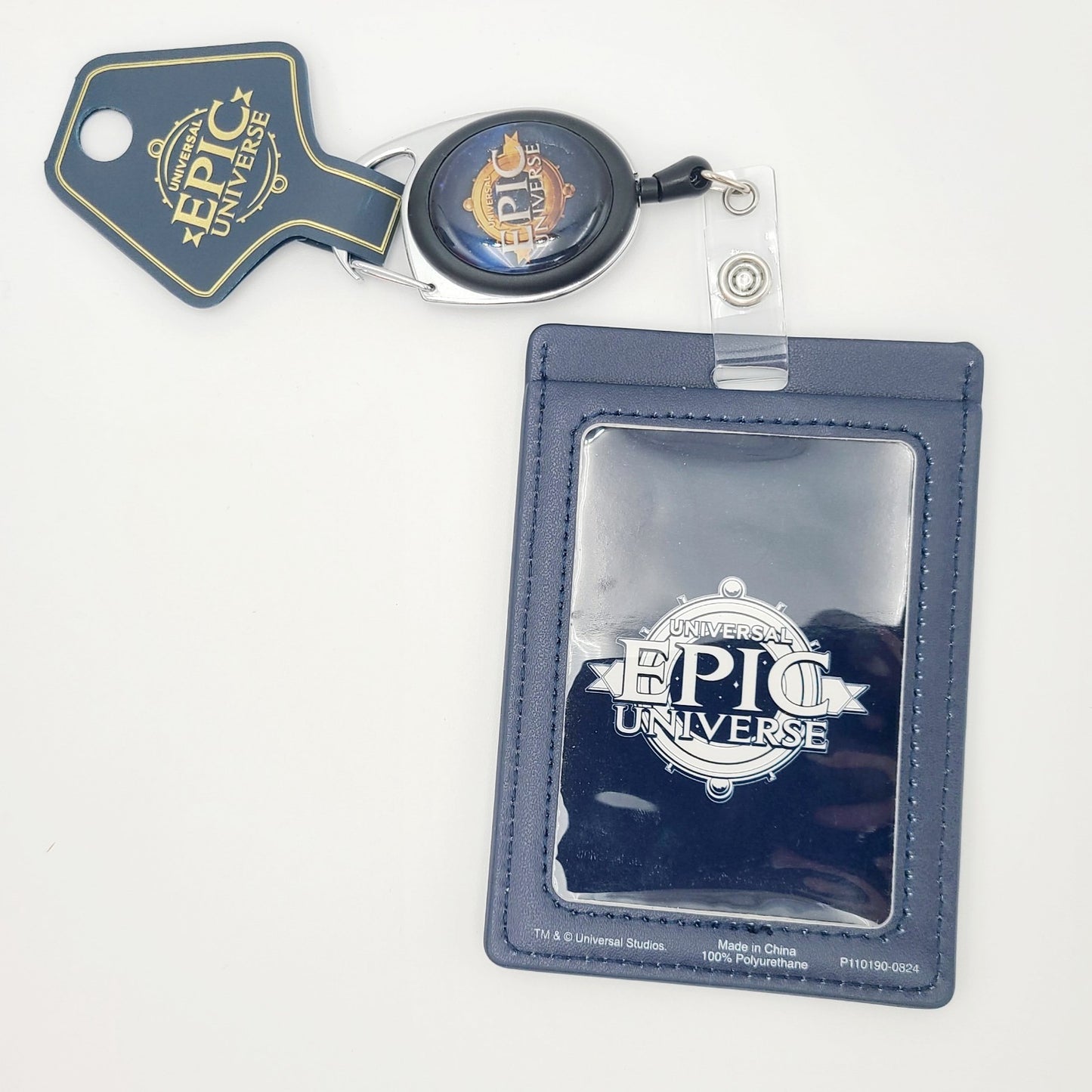 NEW EPIC Universe Emblem Logo ID Badge Reel Universal Studios Orlando