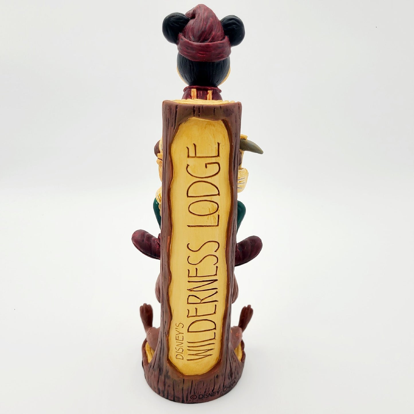 Disney Parks Wilderness Lodge Resort Mickey & Friends Totem Pole 12" Figurine