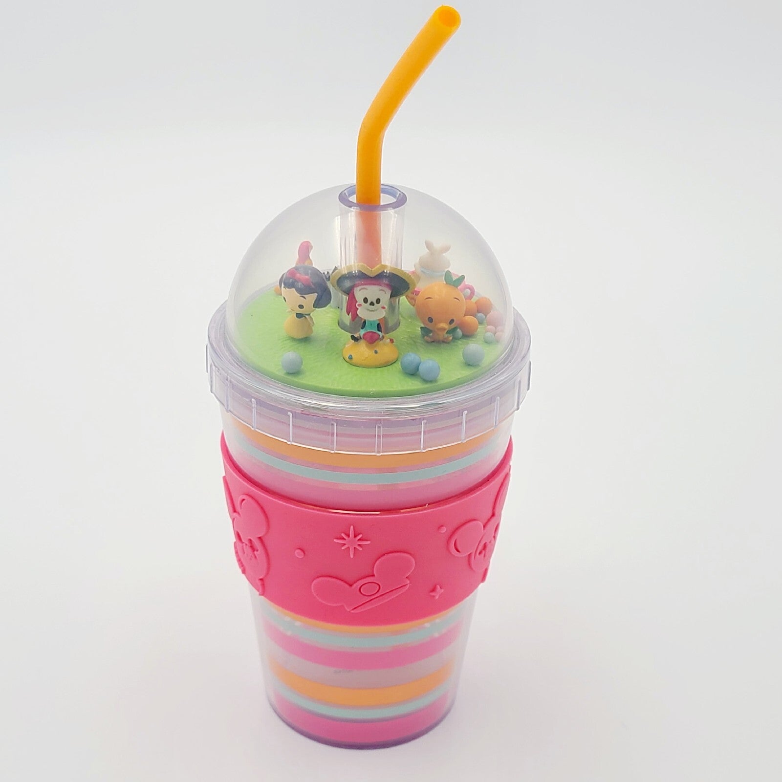 Disney Parks Kingdom of Cute Tumbler Cup Orange Bird Castle Tiki Jerrod Maruyama