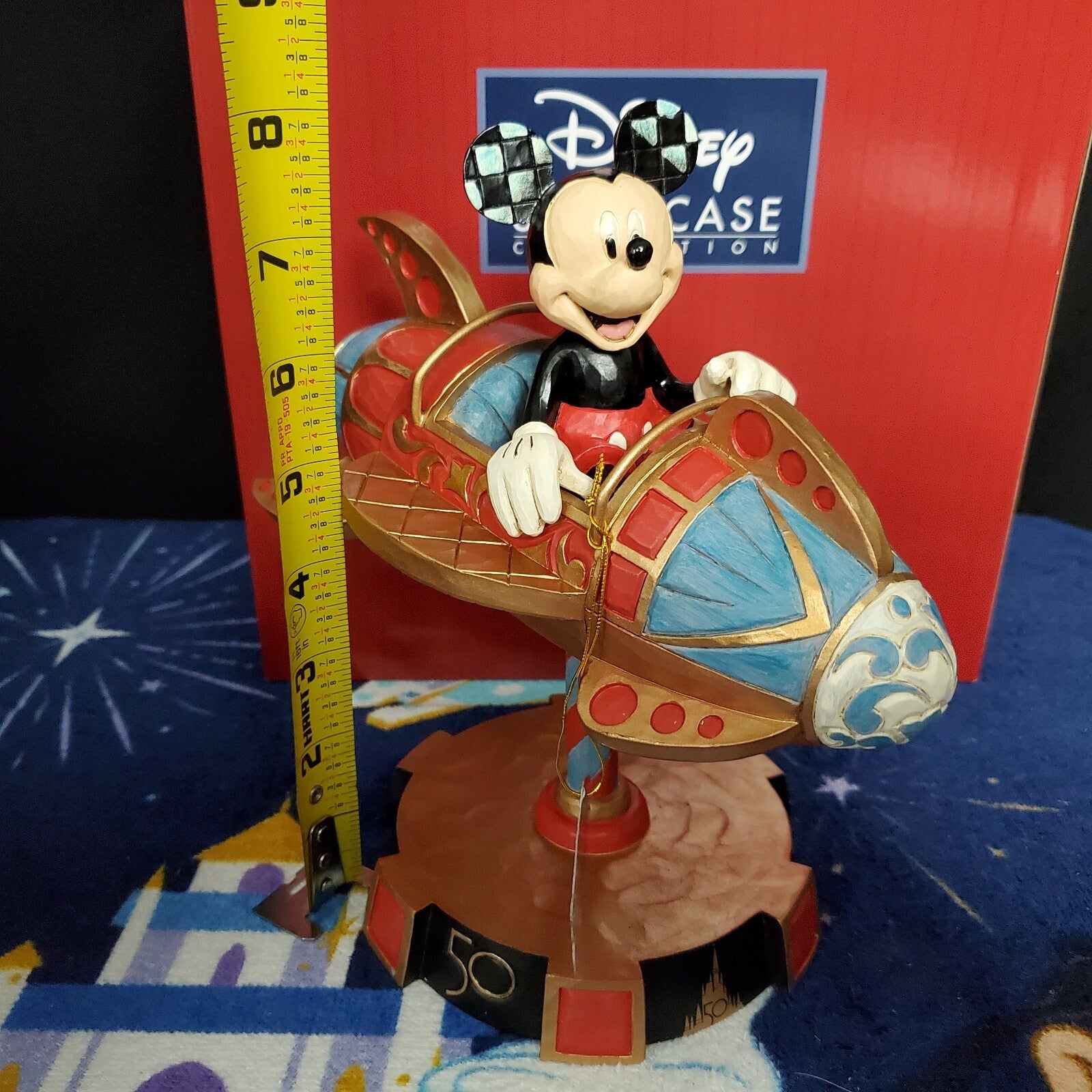 2022 Disney Parks WDW 50th Anniversary Jim Shore Mickey Astro Orbiter Figurine