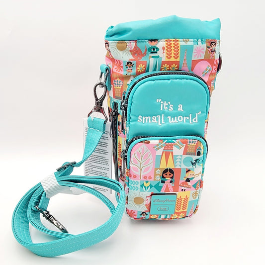 Exact Placement 2025 Disney Parks It’s A Small World Lug Bag Water Bottle Huggie