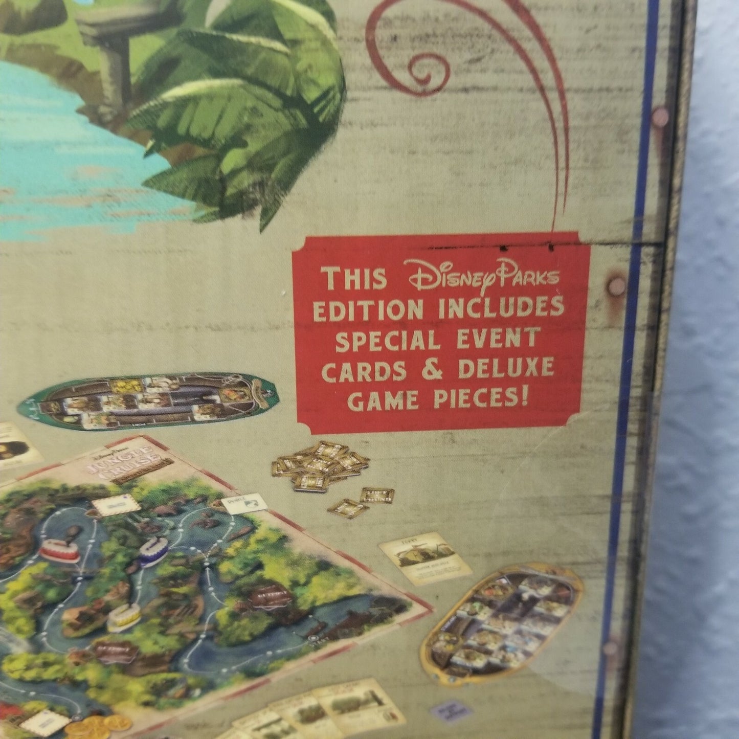 Disney Parks Exclusive Disney World Jungle Cruise Adventure Board Game NEW NIB