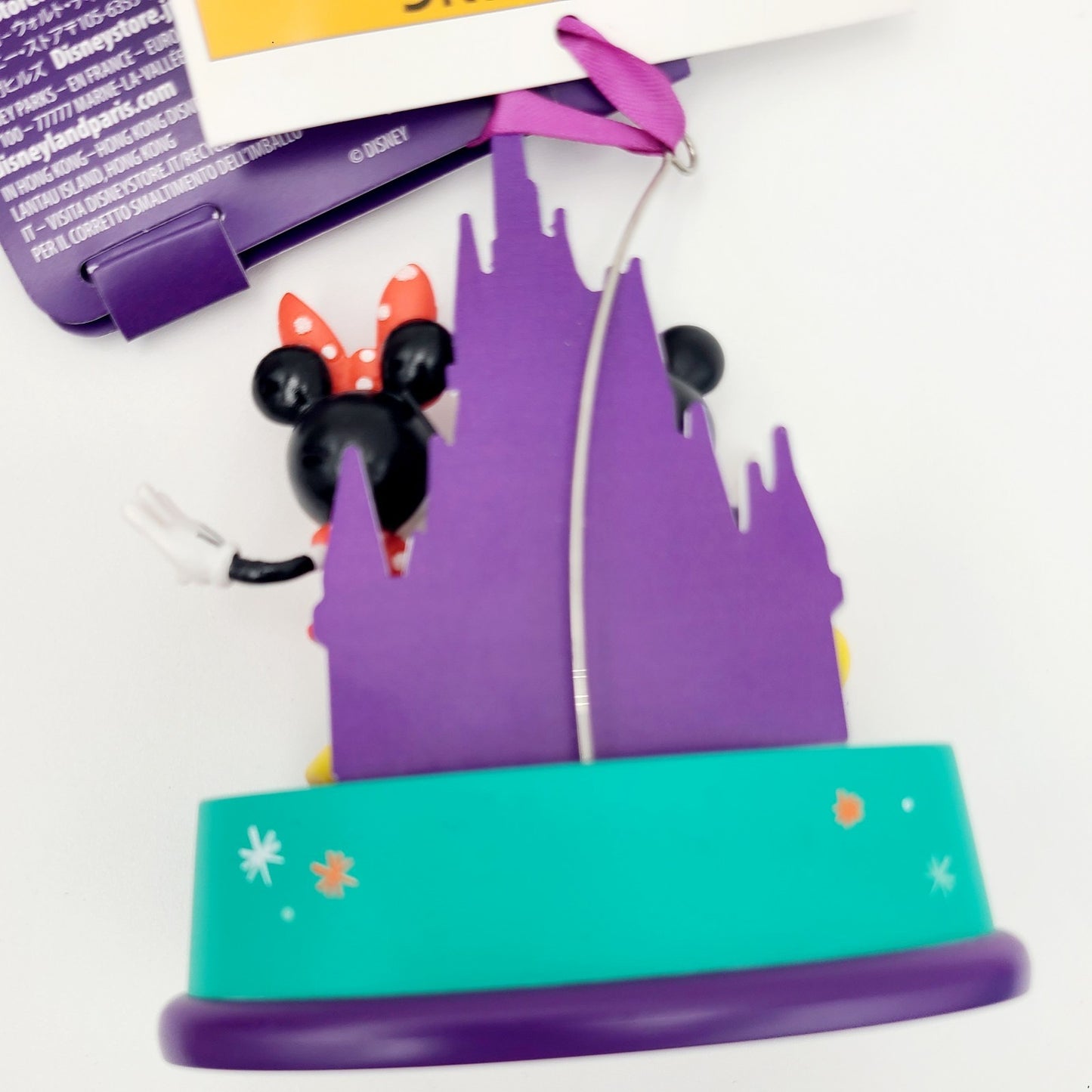 2026 Walt Disney World Parks Mickey Minnie Mouse Castle Christmas Dated Ornament