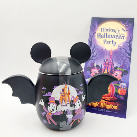 IN HAND 2025 Disney Parks Mickeys Not So Scary Halloween Party Bat Coffee MUG