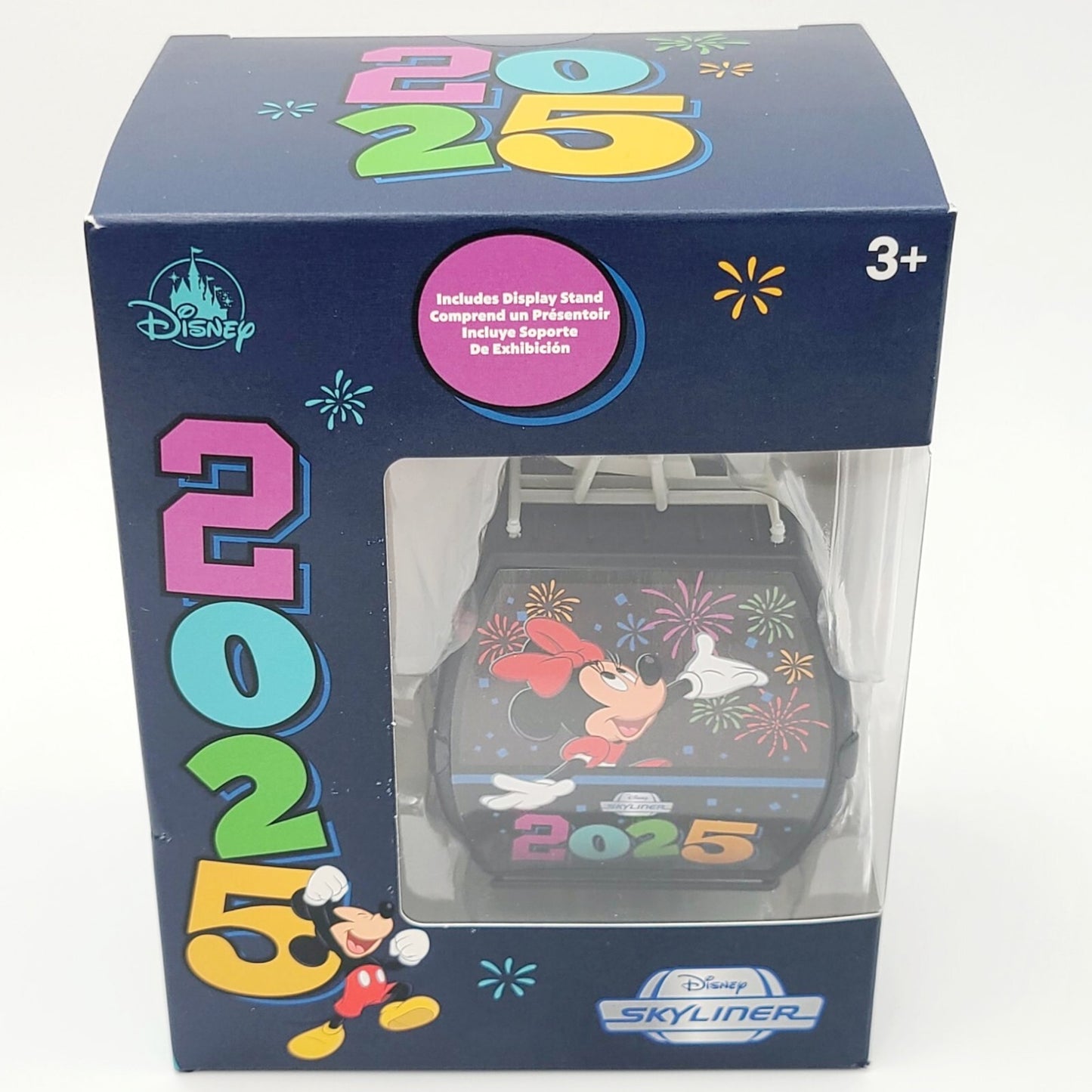 NEW 2025 Disney World Parks Skyliner Gondola Year Dated Minnie Mouse Toy Display