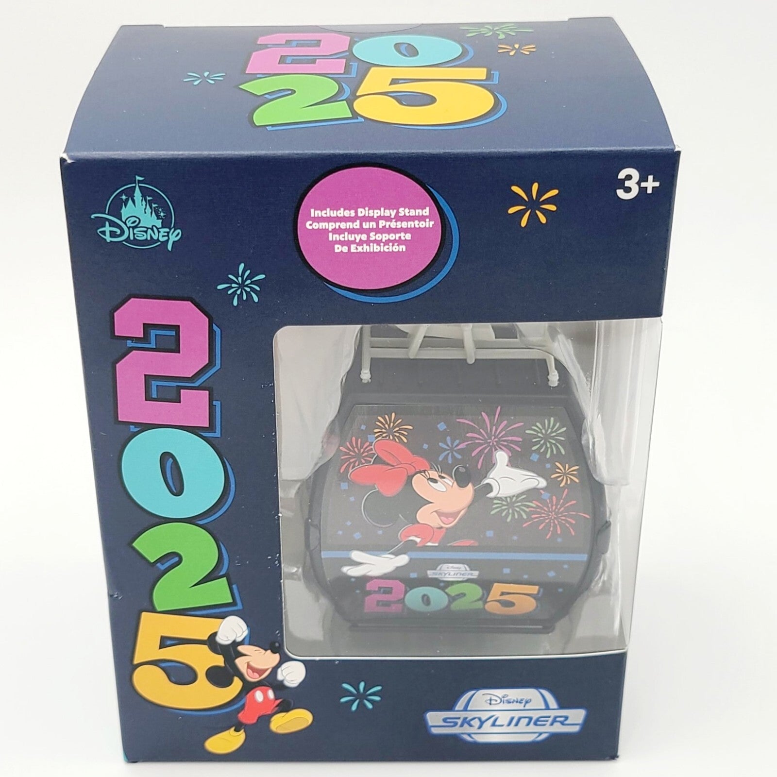 NEW 2025 Disney World Parks Skyliner Gondola Year Dated Minnie Mouse Toy Display