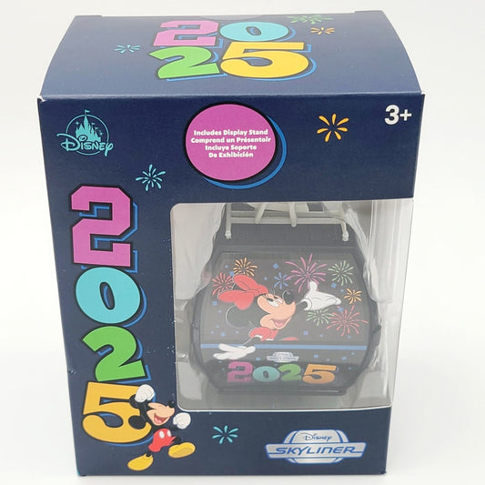 NEW 2025 Disney World Parks Skyliner Gondola Year Dated Minnie Mouse Toy Display