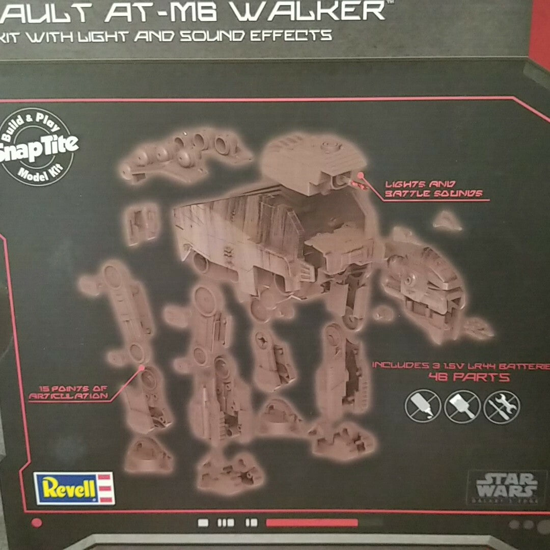 Disney Parks Galaxy’s Edge Star Wars Heavy Assault AT-MB Walker Model Kit Sound